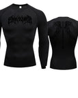 Men's T-shirt Men Running Sport T Shirt Men Compression Fitness Tops Tee Quick DryTight Training Gym Sport Running Shirts Jersey