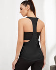Women's Sports Smock Fitness Sports Vest T-shaped Quick Drying Slim Sleeveless Running Sports Vest