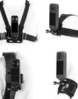 Accessories Kit for Insta 360 X5 X4 x3 Chest Mount Head Strap Backpack Clip Holder Wrist Strap for Insta 360 X5 X4 X3 Accessory