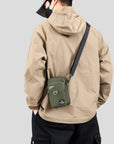 Sports Wallet Phone Bag Shoulder Bag Pouch Case Belt Handbag Purse Coin Wallet Retro Key Holder Small Money Bag