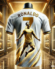 Ronaldo 2026 Commemorative T-Shirt AI Innovative Design Light Comfortable For Soccer Fans Sports Outdoor Daily Wear