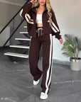 Women Hooded Tracksuit Sports 2 Pieces Set Sweatshirts Pullover Hoodies Pants Suit Home Sweatpants Trousers Outfits 2026
