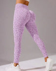 High Waist Sports Leggings Women Seamless Leopard Yoga Pants Sexy Hip Lift Trainning Fitness Outdoor Sports Tights for Women