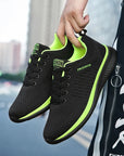 Sneakers Men Running Walking Knit Shoes Fashion Casual High Quality Sport Athletic Gym Lightweight Men Casual Shoes