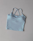 Women's Yoga Sports Fitness Vest, Pilates Running Bra, Thin Belt, Professional Training Underwear, Chest Mat, Fitness Gear