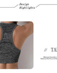 Sports Women Bras Yoga Top Vest High Shockproof Quick-drying Yoga Gym Running Fitness Underwear Ladies Seamless Sportswear