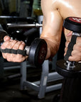 Fitness Four Fingers Gloves Breathable Anti-slip Shock Absorption Dumbbell Leather Weight Lifting Training Pal Men's And Women's