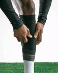 6-Piece Set of Outdoor Sports Football Socks + Shin Guards + Shin Socks + Ankle Guards + Straps + Storage Bag S004593
