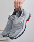 2025 Breathable Hiking Shoes Men Air Mesh Casual Sneakers For Outdoor Lightweight Casual Shoes Men New Fashion Walking Shoes