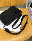 Sports Crossbody Bag, Workwear Style Design, Single Shoulder Bag, Multifunctional Lightweight Chest Bag, Mobile Phone Bag