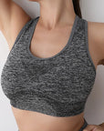 Women Sports Bras Yoga Top Vest High Shockproof Quick-drying Yoga Gym Running Fitness Underwear Ladies Seamless Sportswear