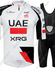 UAE Team Cycling Jersey 2026 Set Summer Men Bicycle Clothing Road Bike Shirts Suit Bicycle Bib Shorts MTB Ropa Maillot