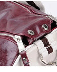 Sport Gym Bag for Women Men Shoulder Bags with Shoes Storage Pocket Fitness Training Waterproof Leather Travel Bag Handbag Daily