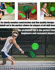 Pickleball Rackets Set Pickleball Paddle Set of 2 Rackets & 4 Pickleballs Balls Pickle-Ball Racquet with Balls Sports Accessory