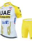 2025 UAE Cycling Jersey Set MTB Uniform Bike Clothing Summer Breathable Bicycle Shirt Ropa Ciclismo Bib Pants Maillot Ciclismo