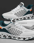 Casual Sneakers Mens Shock-absorb Running Shoes Lightweight Breathable Sports Shoes for Men 2025 New Trendy Gym Trainers for Man