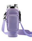 1pc Crossbody Bag Insulated Water Bottle Cover Sleeve for Stanley Cup Anti-fall 30oz/40oz Tumbler Protective Carrier Pouch Strap