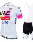 2025 UAE Cycling Jersey Set MTB Uniform Bike Clothing Summer Breathable Bicycle Shirt Ropa Ciclismo Bib Pants Maillot Ciclismo