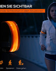 Outdoor Sports Night Running Armband LED Lamp USB Rechargeable Safety Belt Arm Leg Warning Wristband Cycling Bike Bicycle Light