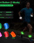Night Running Armband LED Light Band Cycling Safety Armband Outdoor Sports Safety Arm Belt Leg Warning Rechargeable Wristband