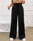 Sports pants for women in autumn 2025, new straight tube loose fitting sanitary pants, wide leg pants, outdoor dance casual pant