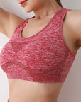 Sports Women Bras Yoga Top Vest High Shockproof Quick-drying Yoga Gym Running Fitness Underwear Ladies Seamless Sportswear