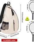 Oxford Tennis and Badminton Bag Outdoor Sports Training Shoulder Tennis Bag Pick Ball Paddle Backpack Crossbody Bags