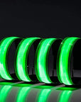 Outdoor Sports Night Running Armband LED Lamp USB Rechargeable Safety Belt Arm Leg Warning Wristband Cycling Bike Bicycle Light