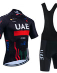 New 2025 TOTAL Cycling Jersey White Bike Maillot Pants Set UAE Team Quick dry Ropa Ciclismo Summer Pro Bicycle T-Shirt Clothing