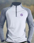 Men's Qui Dry Running Fitn Sportswear Long Sve T-irt f Zipper Athletics Jaet Outdoor Cam Travel Gear