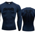 Men's T-shirt Men Running Sport T Shirt Men Compression Fitness Tops Tee Quick DryTight Training Gym Sport Running Shirts Jersey