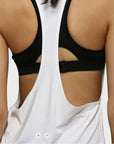 Women's Sports Smock Fitness Sports Vest T-shaped Quick Drying Slim Sleeveless Running Sports Vest