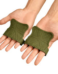 Fitness Four Fingers Gloves Breathable Anti-slip Shock Absorption Dumbbell Leather Weight Lifting Training Pal Men's And Women's