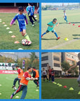 Soccer Cones Set Football Training Equipment for Kid Pro Disc Cones Agility Exercise Obstacles Avoiding Sports Accessories