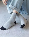10 Pairs Of Comfortable And Breathable Sports Socks For Men, Fashionable Striped Cotton Sweat