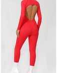 Yoga Suit Gym Set Women Training Sportswear Fitness Long Sleeved Sports Jumpsuit Women Push Up Female Workout Clothes Bodysuits