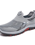 2025 Breathable Hiking Shoes Men Air Mesh Casual Sneakers For Outdoor Lightweight Casual Shoes Men New Fashion Walking Shoes