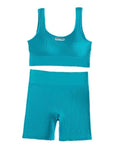 Women Seamless Yoga Set Fitness Workout Suits Sport Bra High Waist Leggings Sexy Deep-V Gym Clothing 2024 New Sportswear