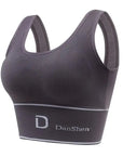 Sports Vest Women Gather Without Steel Ring Shockproof Underwear, Tube Top, Outer Wear, All-match U-shaped Beautiful Back, Big