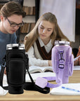 1pc Crossbody Bag Insulated Water Bottle Cover Sleeve for Stanley Cup Anti-fall 30oz/40oz Tumbler Protective Carrier Pouch Strap