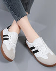 Women Sneakers Fashion Shoes Spring Trend Casual Flats Sneakers Female New Fashion Comfort White Vulcanized Platform Shoes 2024