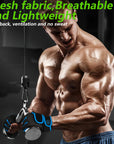 MOREOK Gym Gloves Breathable Anti-slip Pull Ups Training Yoga Body-building Exercise Fitness Workout Weight Lifting Gloves Men