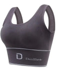 Sports Vest Women Gather Without Steel Ring Shockproof Underwear, Tube Top, Outer Wear, All-match U-shaped Beautiful Back, Big