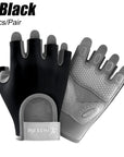 1Pair Workout Gloves Men Women Gym Lifting Fitness Climbing Exercises Work Out Wrist Belt Shock Absorb Foam Pad Palm Crossfit