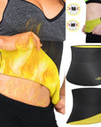 Waist Trainer Trimmer Sweat Belt Band for Men Lower Belly Fat Sauna Abs Shapers Slimming Workout Shapewear Girdle