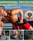 Gym Gloves Grip Strengthener Silicone Palm Grips Crosstraining Palm Grip Hand Protection for Gymnastics Weightlifting Exercise