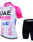 2025 UAE Cycling Jersey Set MTB Uniform Bike Clothing Summer Breathable Bicycle Shirt Ropa Ciclismo Bib Pants Maillot Ciclismo