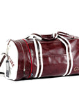 Sport Gym Bag for Women Men Shoulder Bags with Shoes Storage Pocket Fitness Training Waterproof Leather Travel Bag Handbag Daily