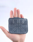 1 Pair Cowhide Bodybuilding Gym Gloves Four-finger Palm Protection Anti-slip Wear-resistant Fitness Sports Training Palm Guard