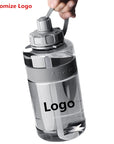 Sports Water Bottles Portable Safety PC Plastic Strong Large 1000ML Personalized Outdoor Drinking Cup Birth Gift Free Customize